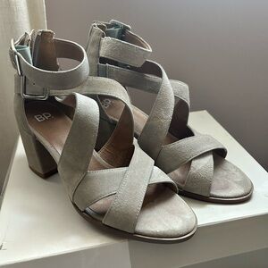 Nordstrom BP. suede heeled Sandals